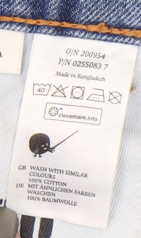 Monki Women's Blue Relaxed Fit Jeans Size 30