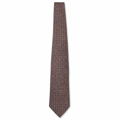 Mens NEXT Blue Geometric 100% Silk  Tie