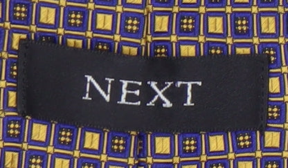 NEXT Men's Blue Geometric Silk Tie