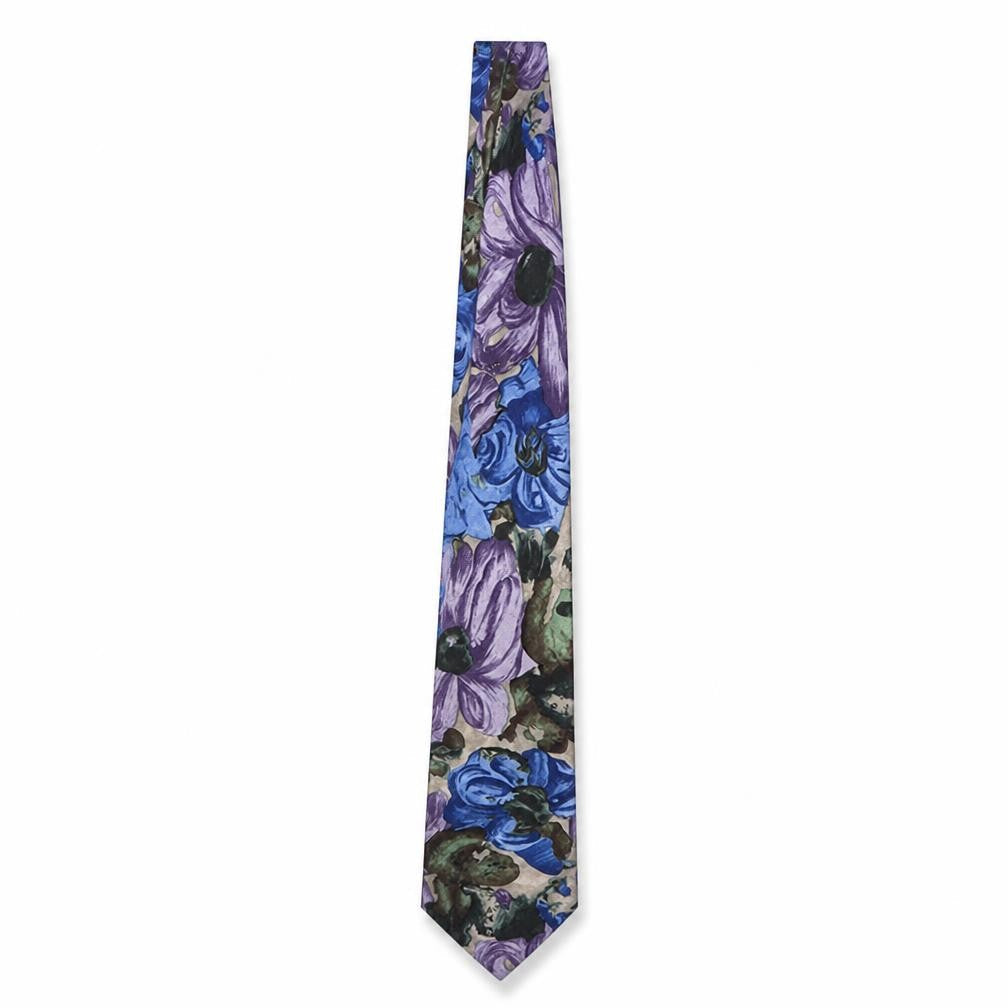 New World Men's Multicoloured Floral Tie