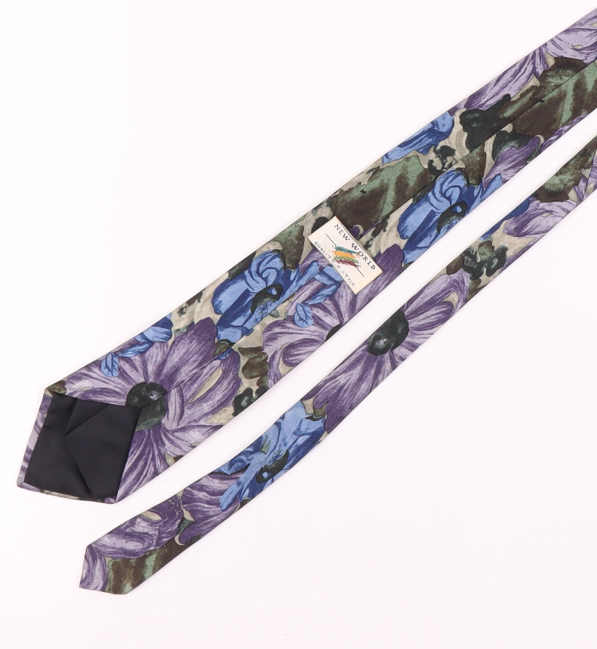 New World Men's Multicoloured Floral Tie