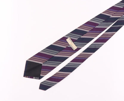 Classics by Greenwoods Men's Purple Striped Tie Polyester
