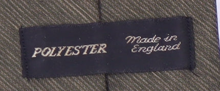 Men's Brown Polyester Tie with Animal Print