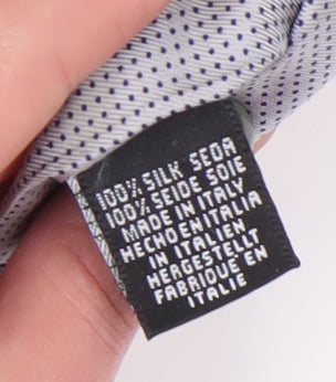 Mens Frangi Grey Polka Dot 100% Silk  Tie