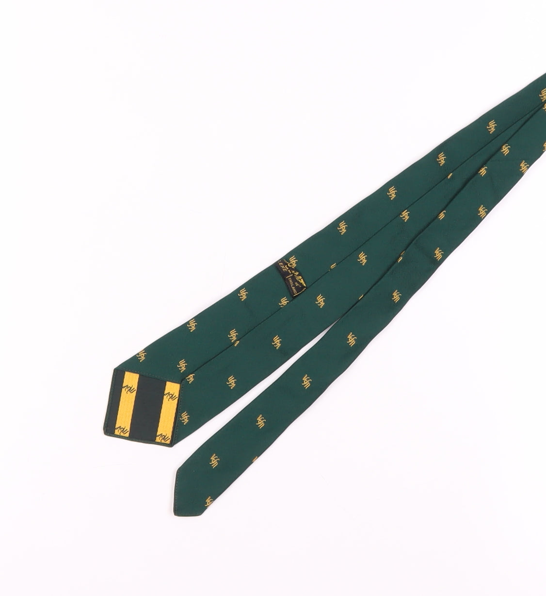CCS Novelties Ltd Men's Green Geometric Tie