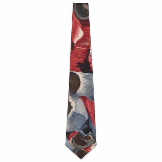 Ambiance Men's Multicoloured Abstract Silk Tie