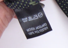 John Curtis Men's Green Geometric Tie One Size