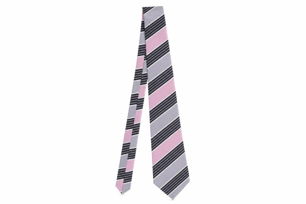 Mens Thomas Nash Multicoloured Striped 100% Polyester  Tie