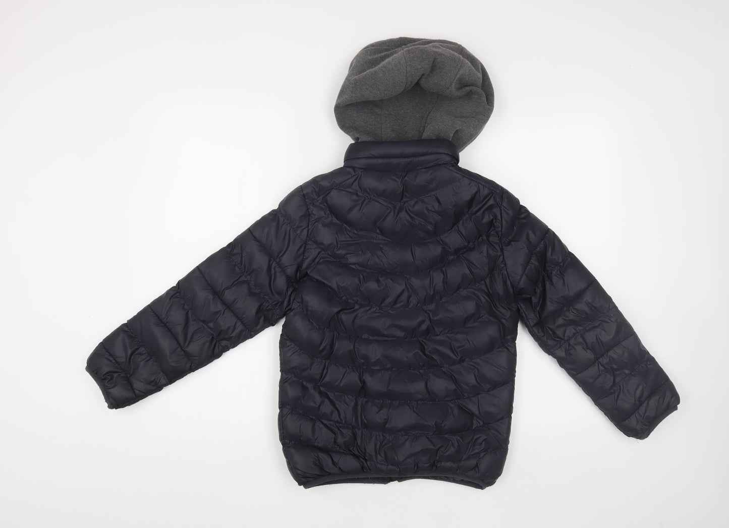 Z&Y Fashion Boys Black Puffer Jacket with Hood 12 Years