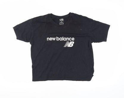 New Balance Unisex Black T-Shirt Small Regular Fit