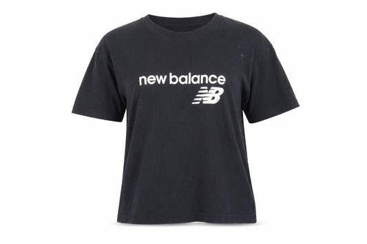 Unisex Adults UK Size S New Balance Black  T-Shirt