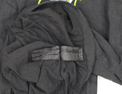 The Simpsons Black Men's M T-Shirt Crew Neck Graphic