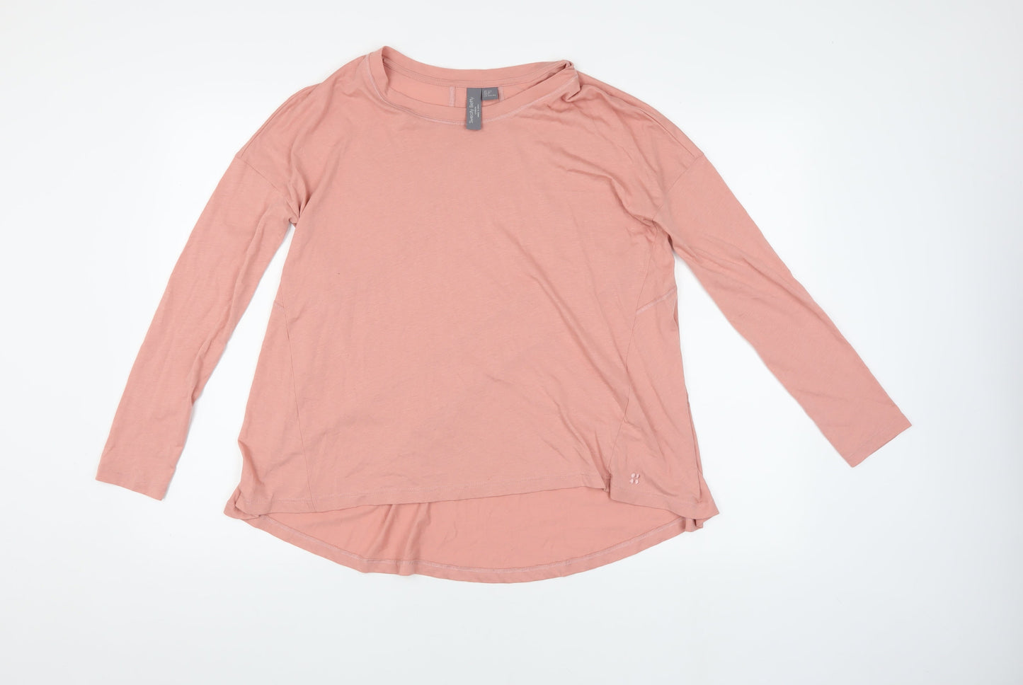 Sweaty Betty Women's Pink Long Sleeve Activewear Top 2XS