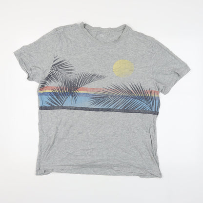 Mens UK Size L Gap Grey  T-Shirt
