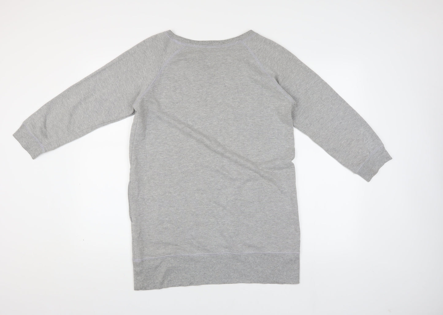 Hush Women's Grey Pullover Jumper, Size S, Relaxed Knit