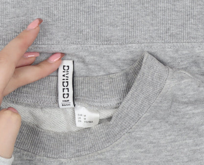 Womens UK Size M H&M Grey Pullover Jumper