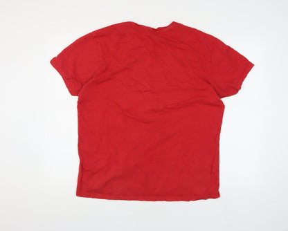 Mens UK Size XLT Gap Red  T-Shirt