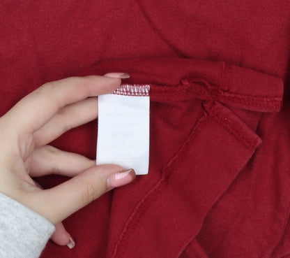 Next Men's Red Graphic Short Sleeve T-Shirt L