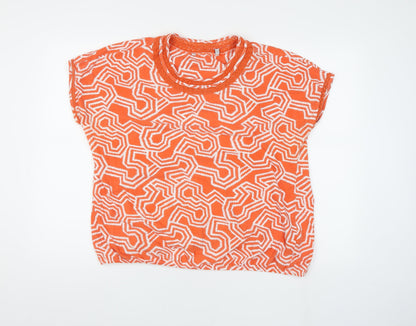 Womens UK Size 20 NEXT Orange Basic T-Shirt
