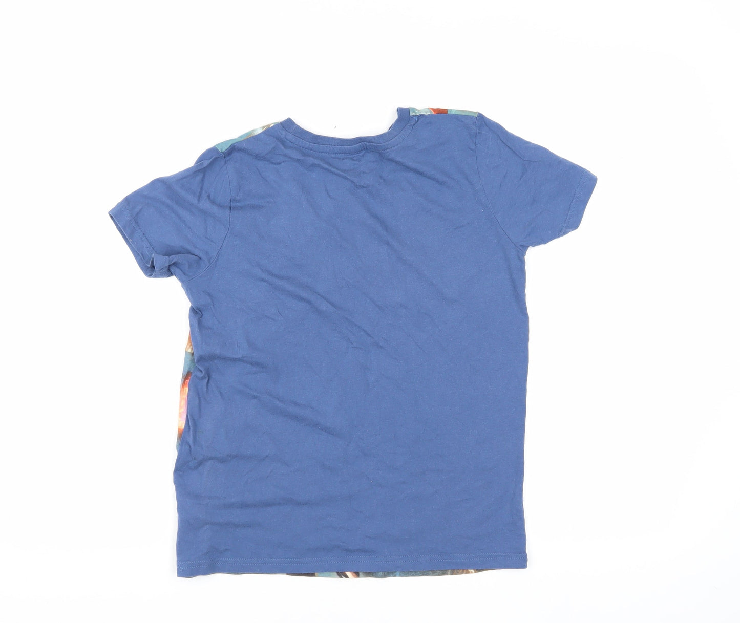Disney Boys Blue Big Hero 6 T-Shirt 11-12 Years Casual Crew Neck