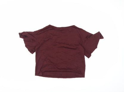 Womens UK Size XS Uniqlo Red  T-Shirt