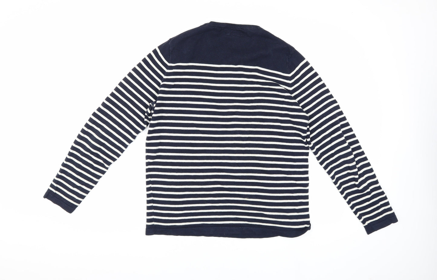Unisex Adults UK Size M H&M Blue Pullover Jumper