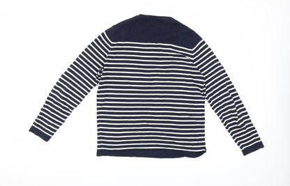 Unisex Adults UK Size M H&M Blue Pullover Jumper