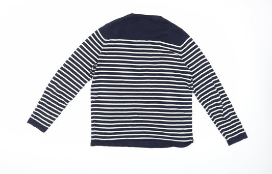 Unisex Adults UK Size M H&M Blue Pullover Jumper