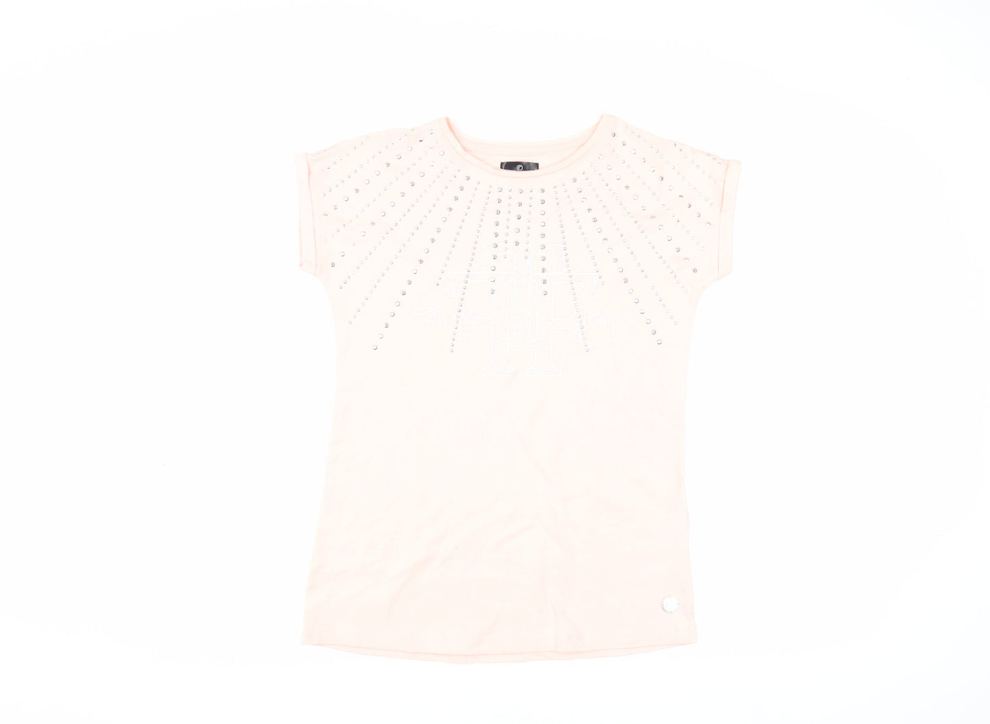 Firetrap Girls Pink Rhinestone T-Shirt - 13 Years, Casual & Chic