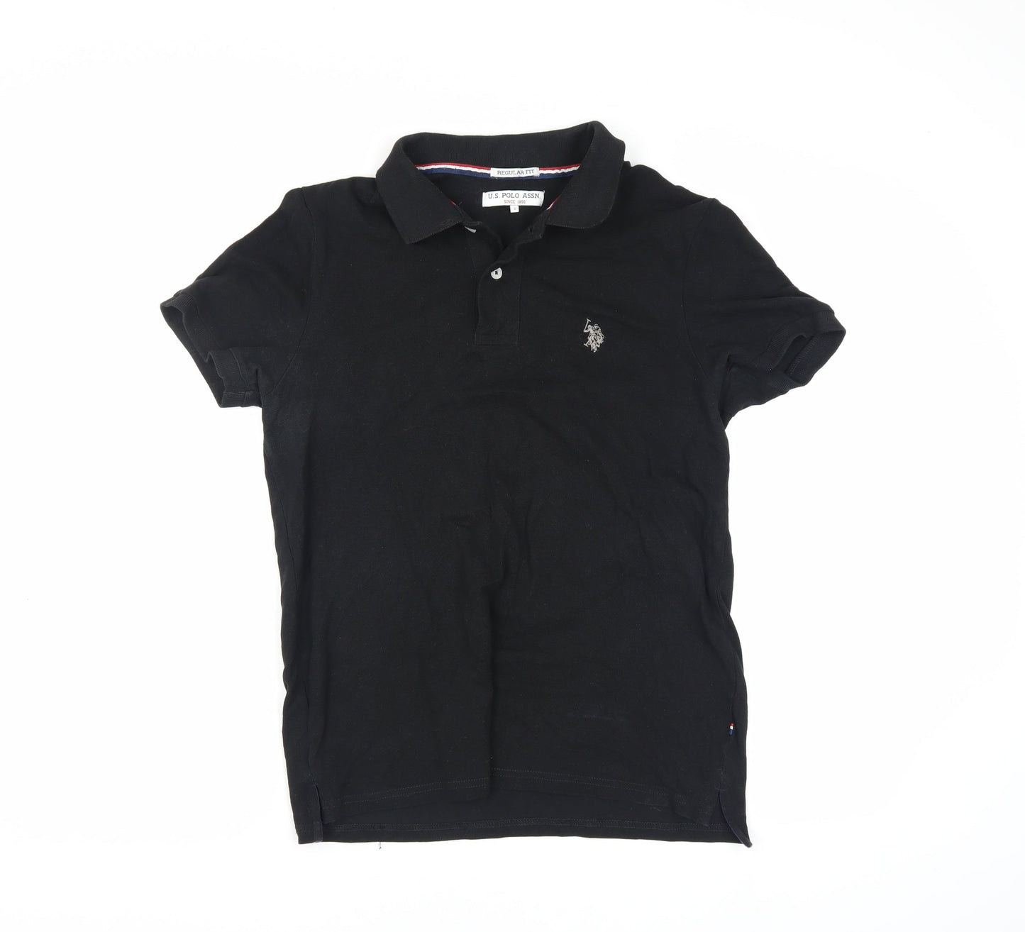 U.S. Polo Assn. Men's Black Polo Shirt Size S
