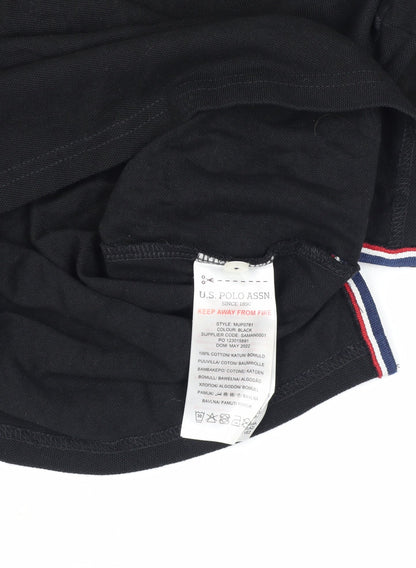U.S. Polo Assn. Men's Black Polo Shirt Size S