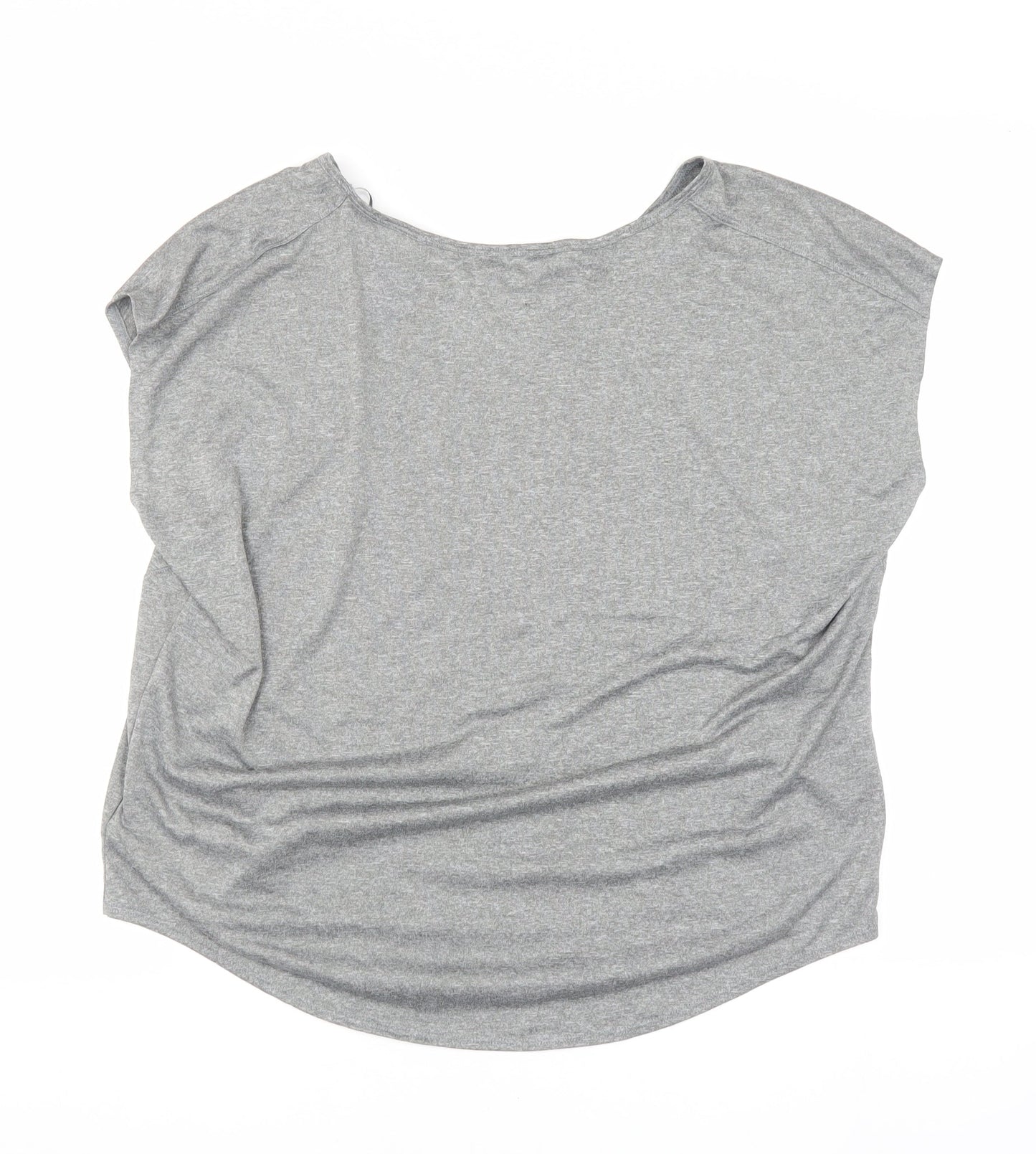 Decathlon Women's Grey Relaxed Activewear T-Shirt