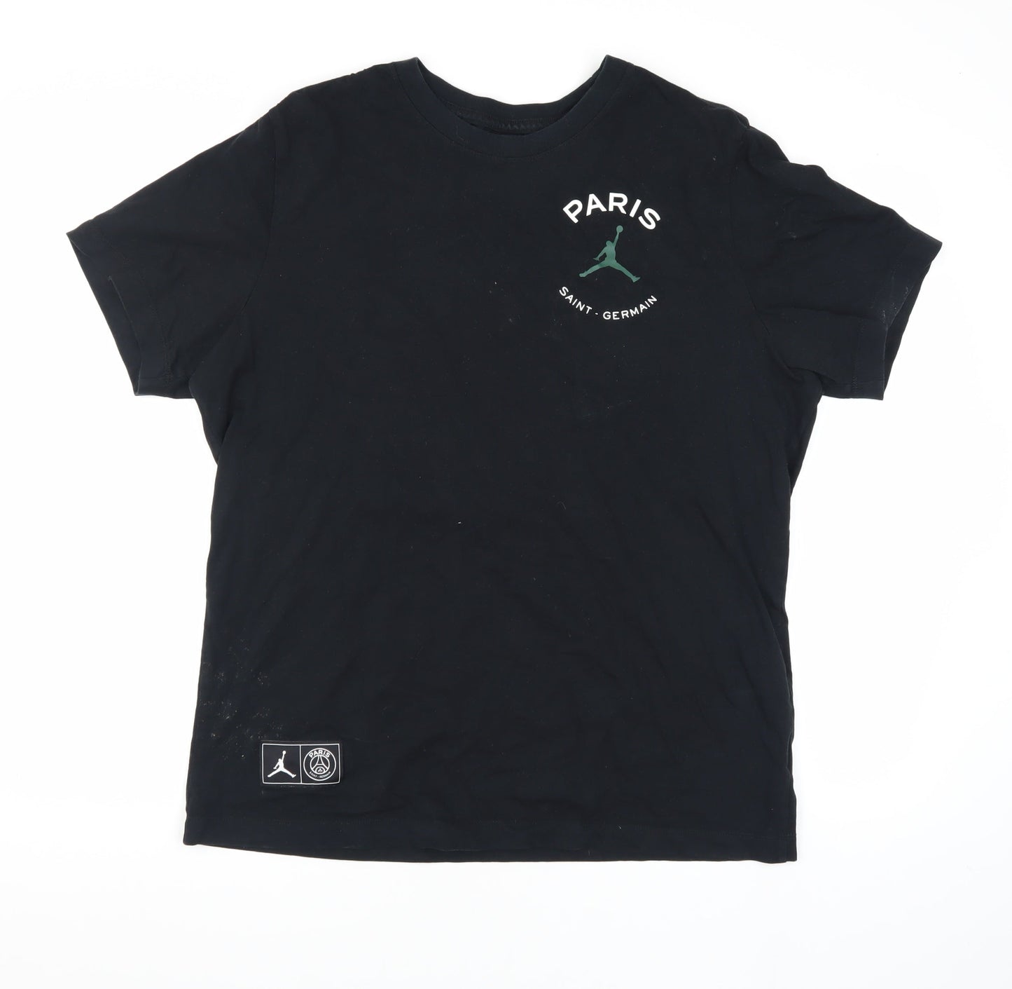 Jordan Men's Black Graphic Sports T-Shirt Size L