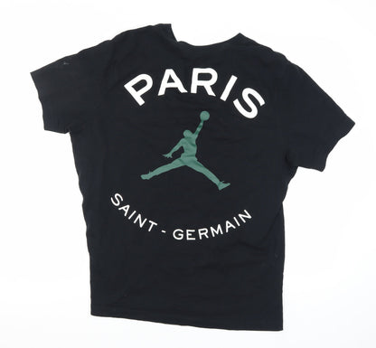 Jordan Men's Black Graphic Sports T-Shirt Size L