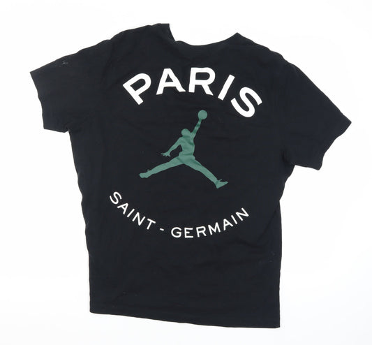 Jordan Men's Black Graphic Sports T-Shirt Size L