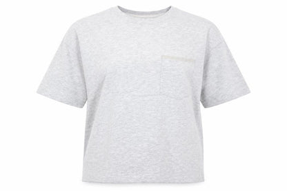 Womens UK Size L Marks and Spencer Grey Basic T-Shirt