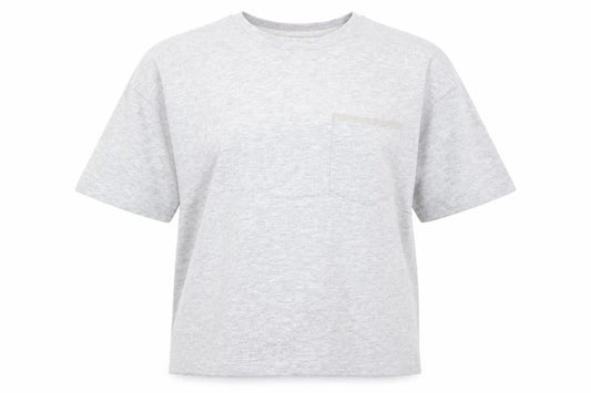 Womens UK Size L Marks and Spencer Grey Basic T-Shirt