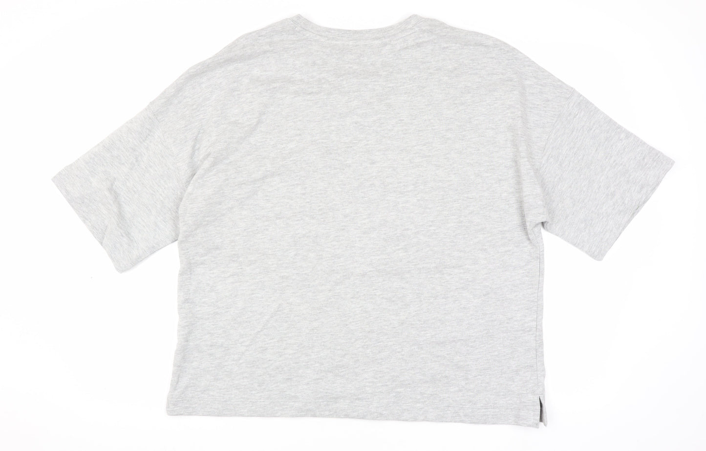 Womens UK Size L Marks and Spencer Grey Basic T-Shirt