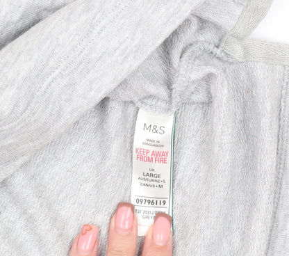 Womens UK Size L Marks and Spencer Grey Basic T-Shirt