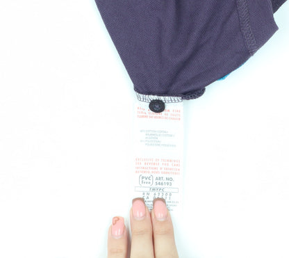 Puma Men's Purple XL Polo Shirt Logo Casual