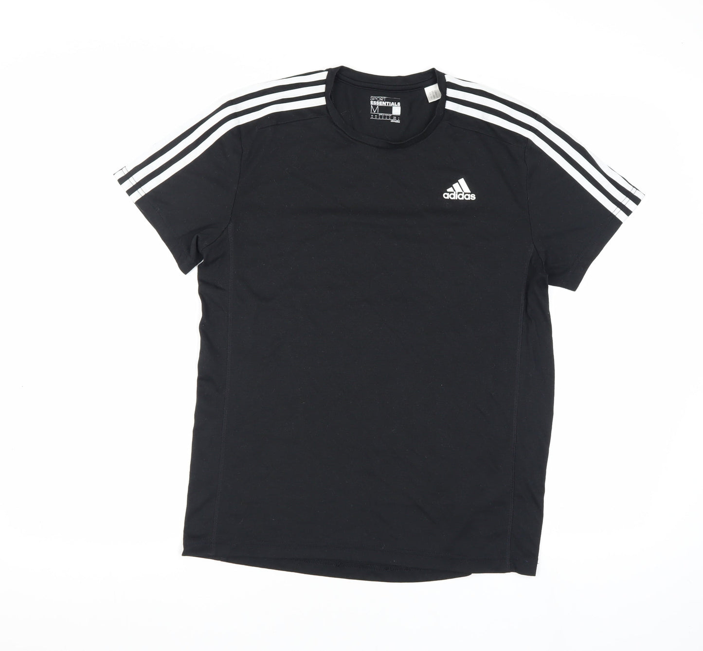 Adidas Men's Black Gym T-Shirt - M, Lightweight