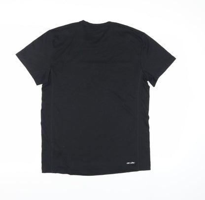 Adidas Men's Black Gym T-Shirt - M, Lightweight