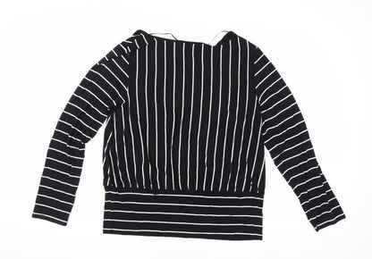 Womens UK Size XL Cable & Gauge Black  Blouse