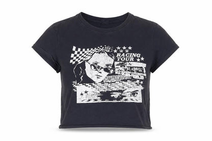 Womens UK Size 12 Divided Black  T-Shirt