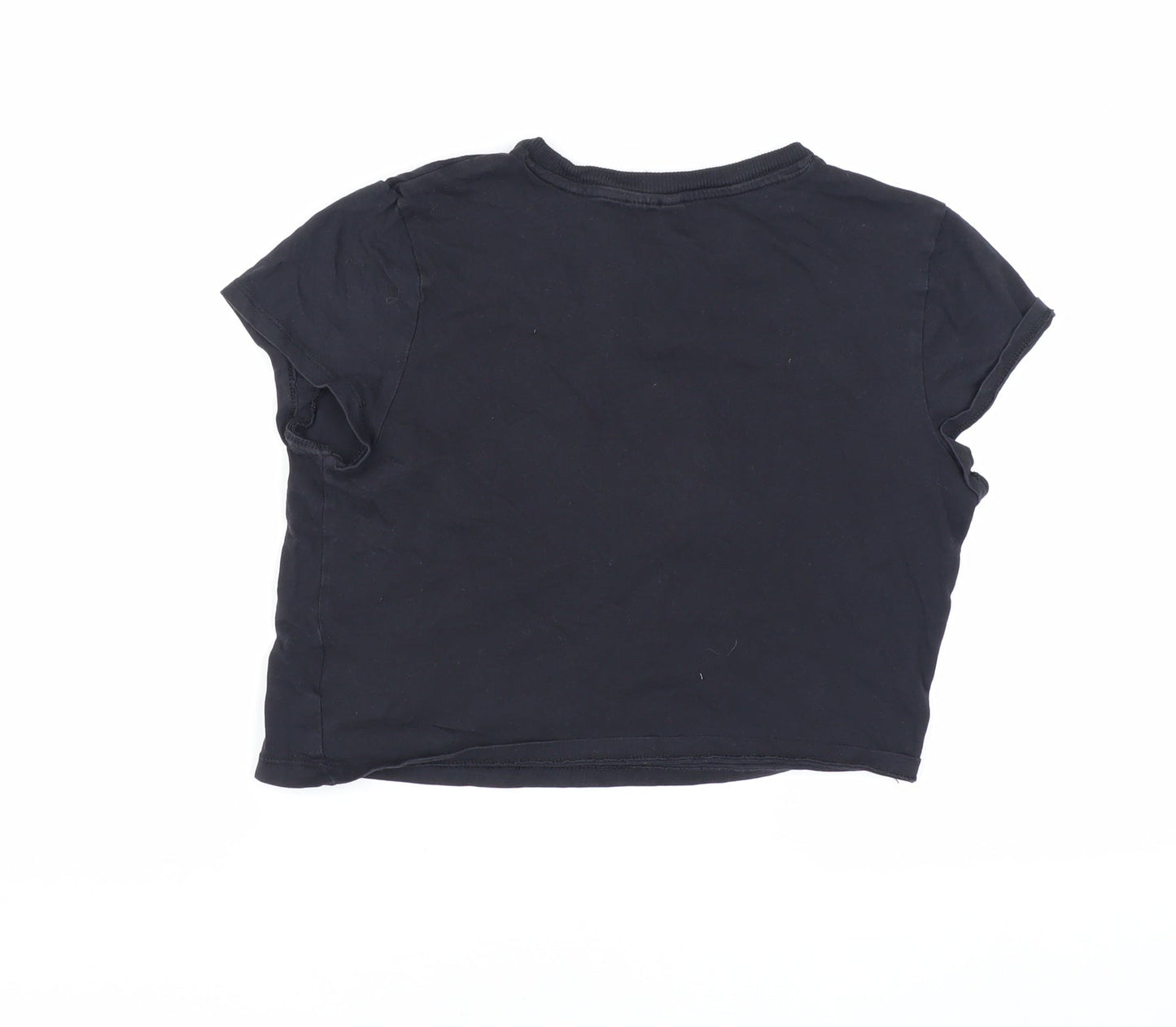 Womens UK Size 12 Divided Black  T-Shirt