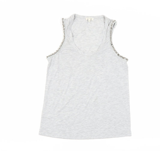 Womens UK Size 6 River Island Grey  Tank