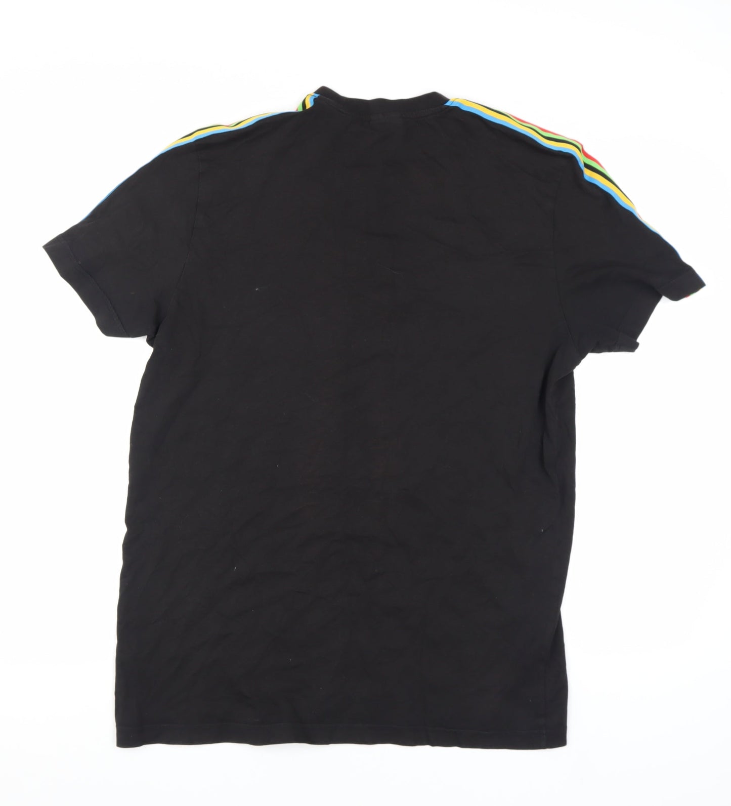 Puma Men’s Black T-Shirt, Medium, Crew Neck