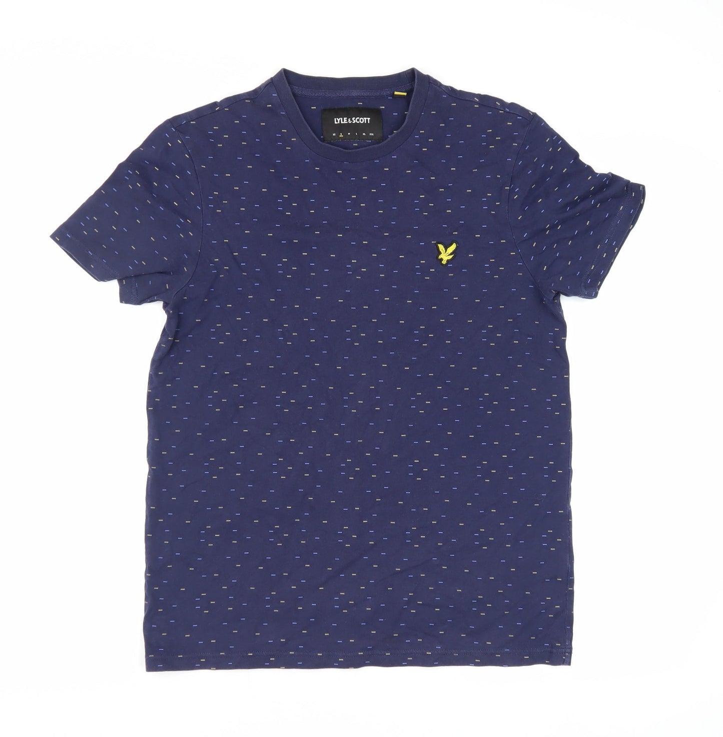 Lyle & Scott Men's Blue Graphic Print T-Shirt