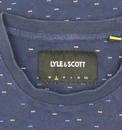 Lyle & Scott Men's Blue Graphic Print T-Shirt