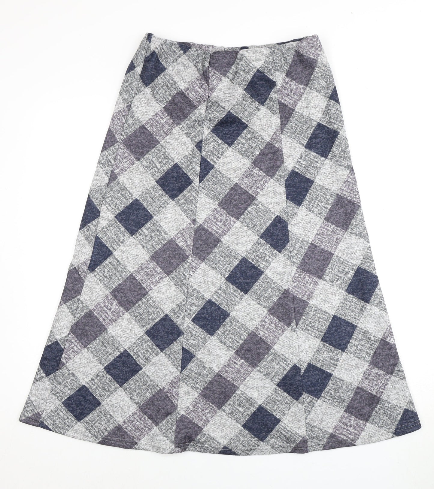 Bonmarché Women's Multicoloured A-Line Check Skirt - Size 10